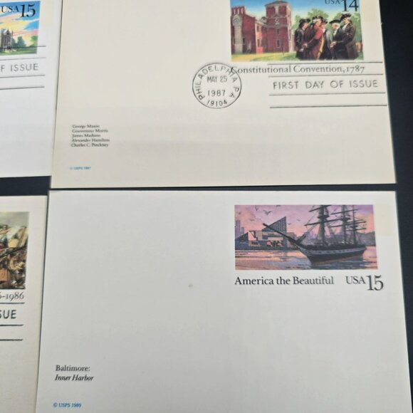 Vintage USPS First Day Of Issue Covers & Najubria 86 Postcards Lot LI3000 - Picture 3 of 7